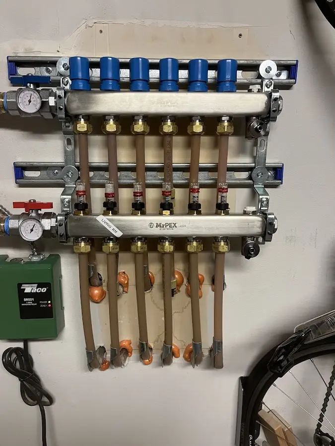 Plumber performing Leak Detection at a residential property in Highland